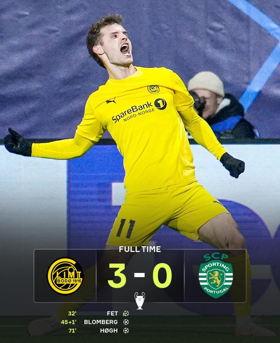 2026 世界杯举办地-一场3-0！让欧冠大黑马再创奇迹：博德闪耀3-0，双杀国米击败曼城